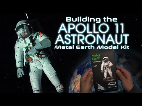 Metal Earth APOLLO 11 Astronaut Premium Series – Lets Build this Amazing Model