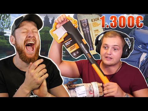 Survival Profi reagiert auf TRYMACS 1.300€ SURVIVAL-KIT | Fritz Meinecke