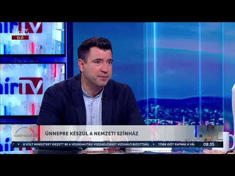 Ünnepre készül a Nemzeti Színház - Lukácsy György - Napindító- HírTV