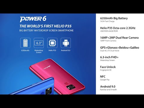 Ulefone Power 6  Unboxing Video