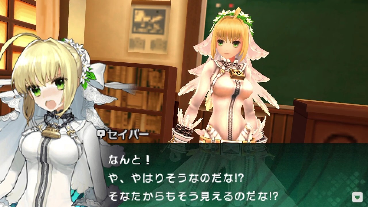 Fate/EXTRA CCC 01 序章①（セイバールート、サクラ迷宮に入る前まで）