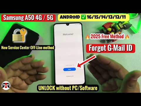 ✅ Free Method Samsung A50 Frp Bypass/Unlock Google Account Lock Android 15/14/13/12/11 | 2025
