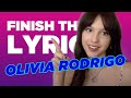 Olivia Rodrigo Covers One Direction, Taylor Swift & More | Finish The Lyric | Capital