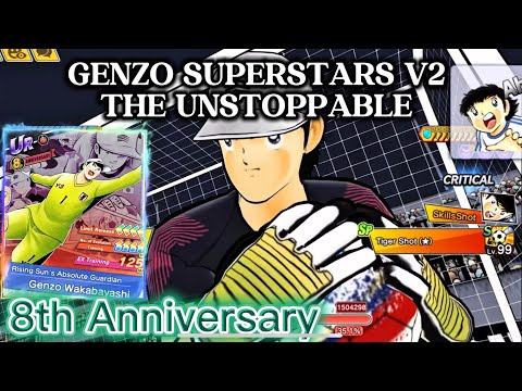 REVIEW GENZO SUPERSTARS V2 8th ANNIVERSARY. META CHANGER KEEPER. CAPTAIN TSUBASA DREAM TEAM