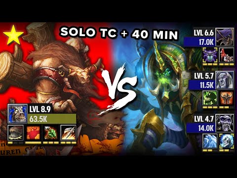 WC3 - SOLO TC vs 3 UD HEROES 40 MIN GAME | [ORC] Lin Guagua vs Pink [UD] - LB Final - B Cup S13