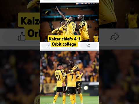 AMAKHOSI WHOMILATED ORBIT COLLEGE 4-1 TO climb the table to second ,equal with Sundowns on points 22