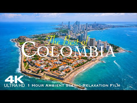 COLOMBIA 2026 🇨🇴 1 Hour 4K Drone Aerial Relaxation of Bogotá & Colombia Ultra HD