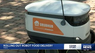 Delivery robots are now bringing convenience to campus at FGCU