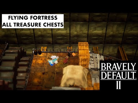 Bravely Default 2 - Flying Fortress - All Treasure Chests