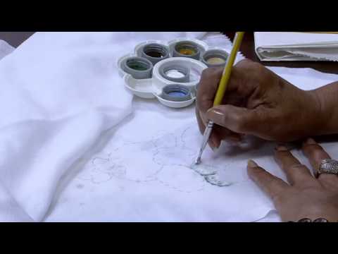 Mulher.com -  31/07/2015 – Pintura‬ em fralda – Filó Frigo - PT1