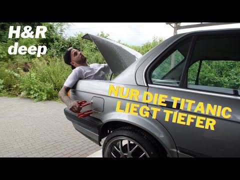 BMW E30 ENDLICH FAHRWERK & FELGEN | NIGHT CRIME