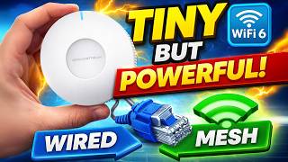 Tiny But Powerful: Grandstream GWN7660EM Setup (Wired + Mesh)