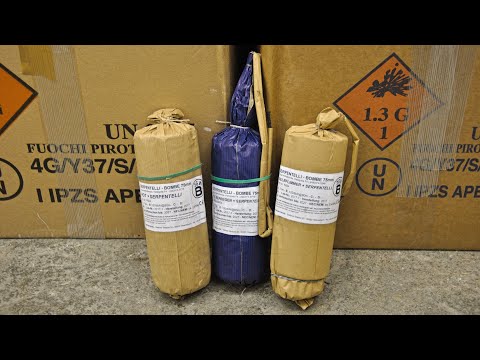 75mm Zylinderbombe Rot + Serpentelli | JGWB