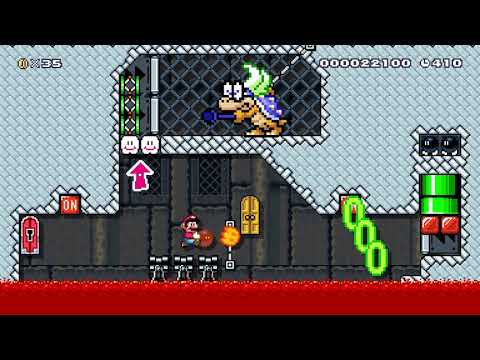 The Lava Express [Super MegaTefyt World 2-C] (Super Mario Maker 2)