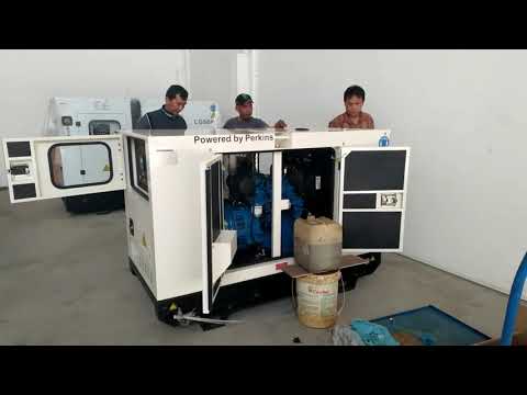 Test Running Perkins 13 kVA Silent