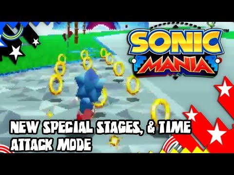 Sonic Mania: Special Stages, Bonus Stages, and Time Attack Mode revealed. (read desc. for more info)
