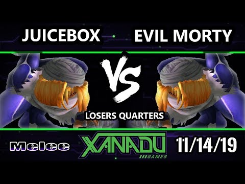 S@X 328 SSBM - Juicebox (Sheik) Vs. Evil Morty (Sheik) Smash Melee Losers Quarters