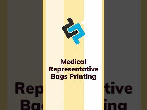 Medical representative bags designing and printing