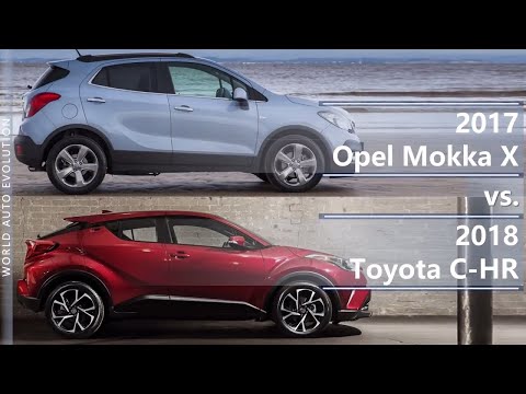 2017 Opel Mokka X vs 2018 Toyota C-HR (technical comparison)