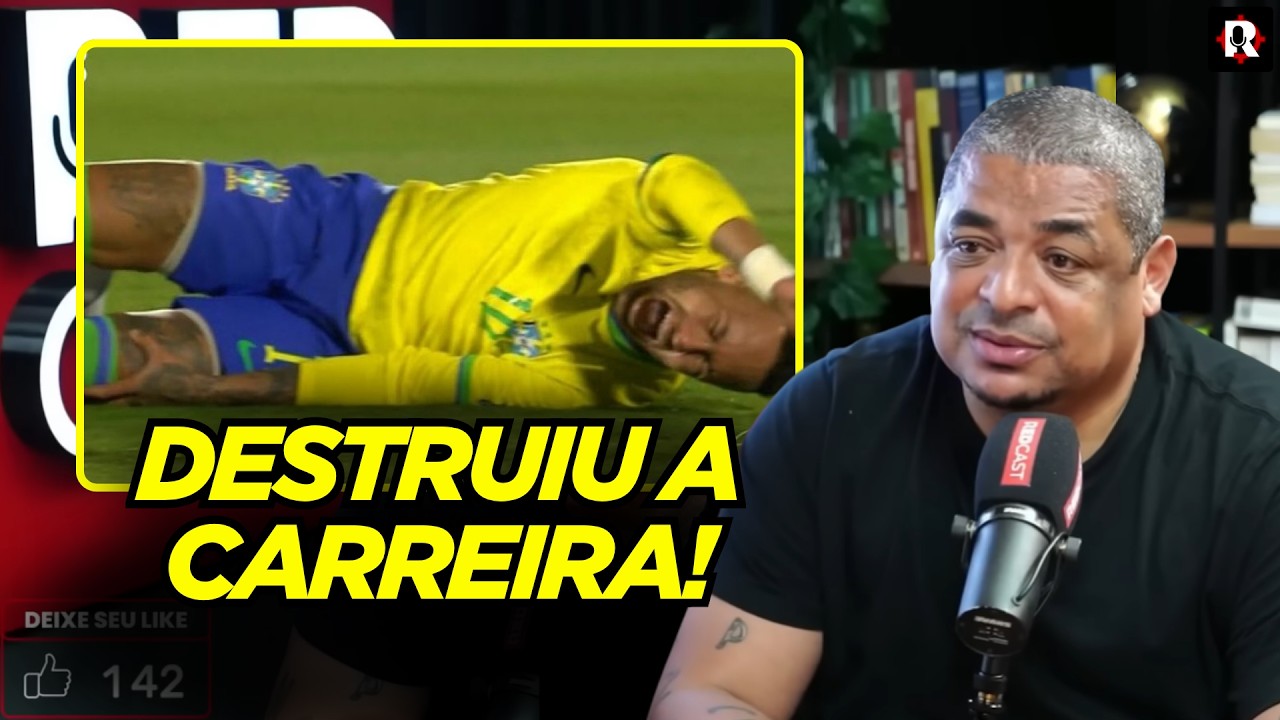 VAMPETA DETONA NEYMAR: "ESTÁ MAIS VELHO QUE O CR7 POR CAUSA DE NOITADA"