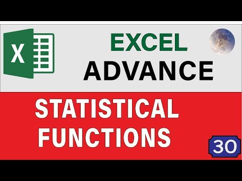 10 Advanced Excel Essentials Statistical Functions & Formulas, Tips and Tricks For Excel 2020 Users Video