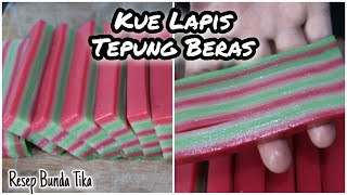 Download lagu Kue Lapis Tepung Beras Super Lembut dan Kenyal Anti Gagal 100 % Berhasil mp3