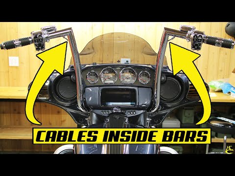 New Internal Clutch & Brake Line for Harley Davidson Ape Hangers - No Exposed Cables!!