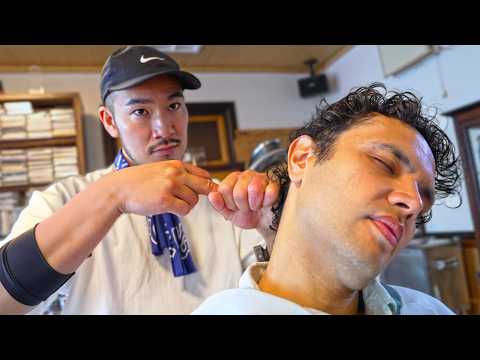 💈(ASMR) 100 Jahre Alter Japanischer Barbershop — Freestyle-Massage-Champion bei der Arbeit