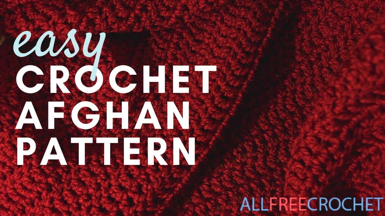 Worlds Easiest Crochet Afghan Pattern