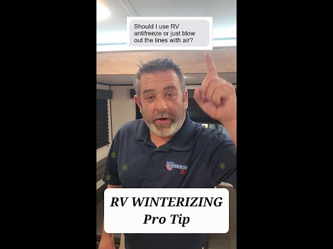 RV Antifreeze or Compressed Air? Winterizing Pro Tip