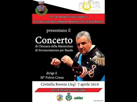 Fulvio Creux 4 MAGGIO Marcia da Parata (a bande congiunte)