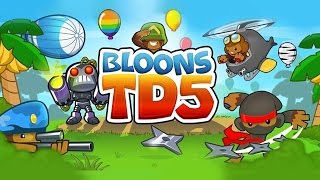 Gameplay de Bloons Tower Defense 5 #2 Mapa Alpine Lake