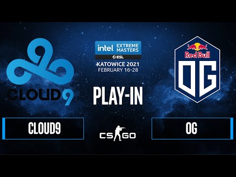 CS:GO - Cloud9 vs. OG [Dust2] Map 3 - IEM Katowice 2021 - Play-In