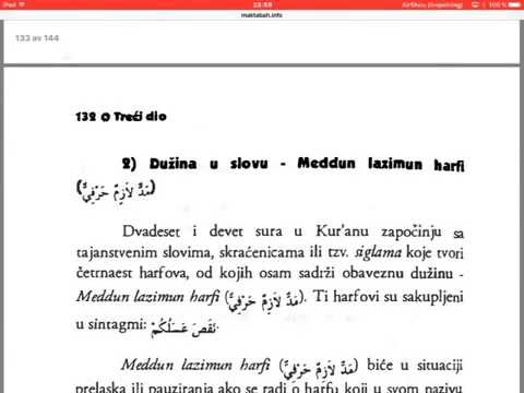 Tedžvid - osnovna pravila - 4/4 dio