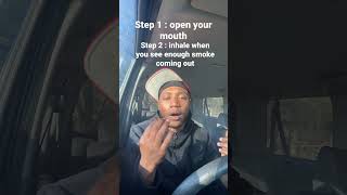 How to ghost / catch your cloud while smoking