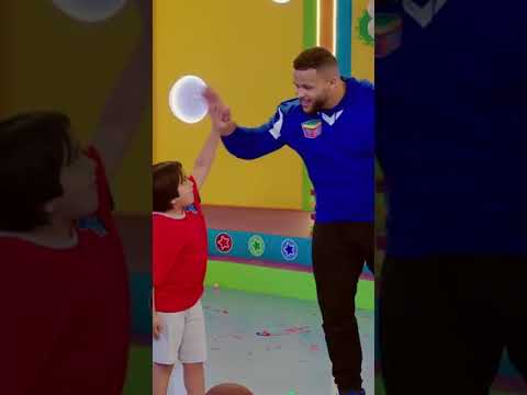 'HUGE EGGS Surprise Toys Challenge with Inflatable water slide