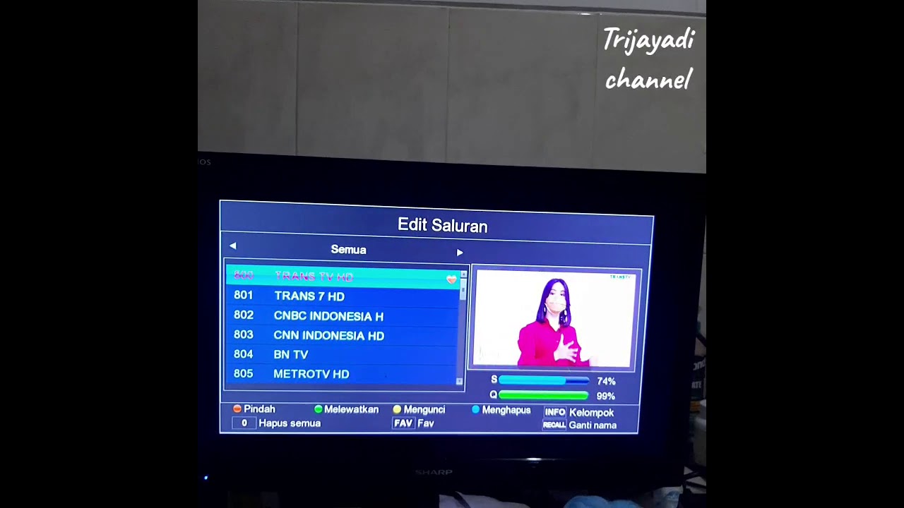 Daftar channel TV digital di Malang