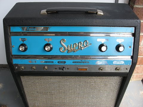 1960's Supro Corsica S6622 1x12 Tube Combo Guitar Amplifier image 18