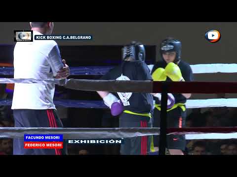 Exhibicion Kick Boxing - Exhibición de los Hermanos Facundo y Federico Mesori de Cruz Alta