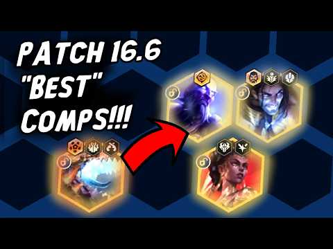 BEST COMPS Patch 16.6!!! - BIG CHANGES!!! Recommendations for Climbing in TFT SET 16