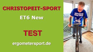 Christopeit ET6 New Ergometer Test #ergometersport