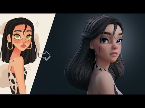 How to Disney in Blender and Zbrush