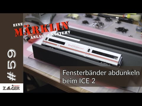 Fensterbänder abdunkeln beim ICE 2 - #59