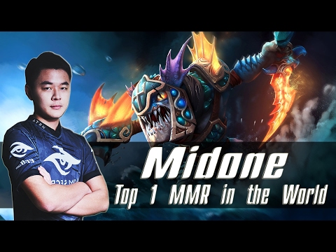 Secret Midone Slark Highlights - MidOne top 1 MMR in the World 9155 MMR