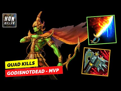 HoN Forsaken Archer DAWNBRINGER with BLOODBORNE MAUL - MVP