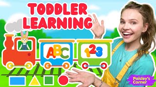 Learn Colors, ABCs, Letters, & Shapes for Toddlers w/ Silly Miss Lily | Best Toddler Learning Videos