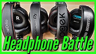 DJ Headphone Battle: OneOdio Vs Sony Vs Pioneer Vs Vogek