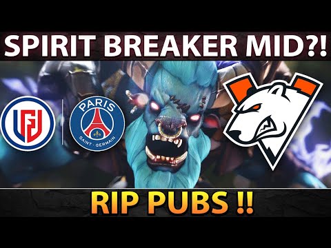 RIP PUBS - Spiritbreaker MID in PSG.LGD vs VP - 200 IQ or MEME?!