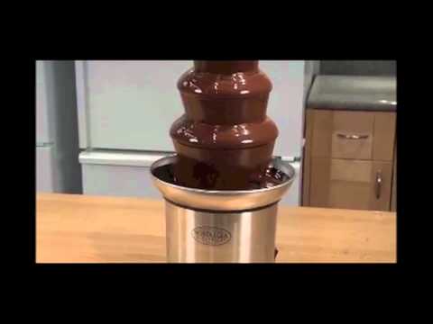 SMART Worldwide - Nostalgia's Stainless Steel Chocolate Fountain