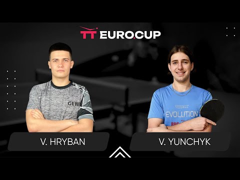 18:50 Vadym Hryban - Valentyn Yunchyk 27.07.2024 TT Euro.Cup Ukraine Elite. TABLE 3